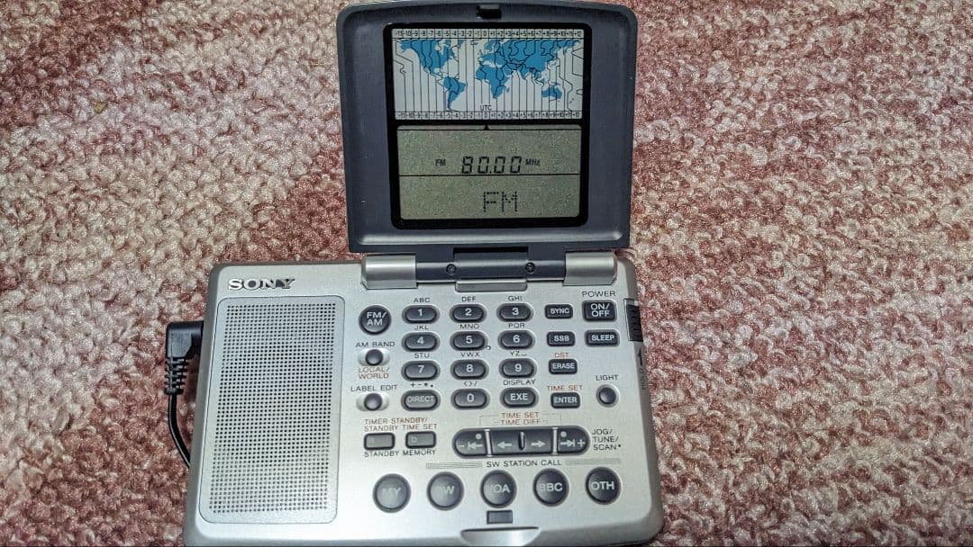 ラジオ・コンポ SONY ICF-SW07