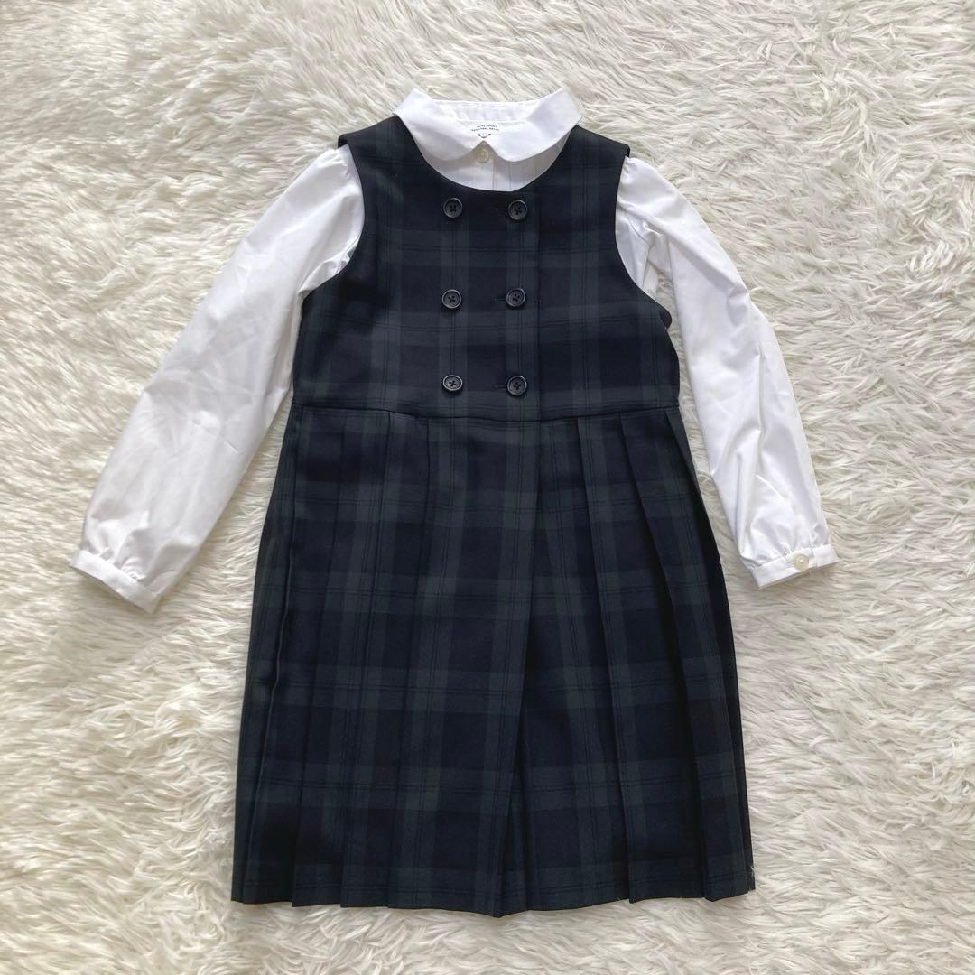 グリーンレーベルリラクシング　フォーマルスーツ　チェック　125cm 入学式