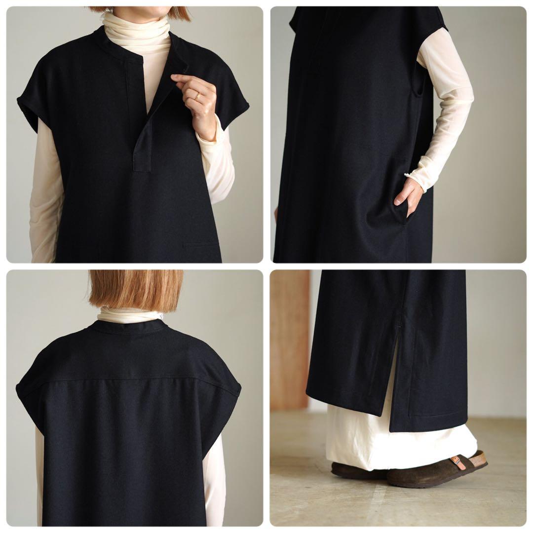 ✨新品✨25AW ル グラジック オーバーシャツドレス ワンピース ウール100