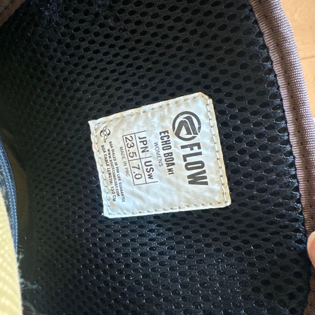 FLOW ECHO BOA M1　スノーボードブーツ(女性用) ブラウン