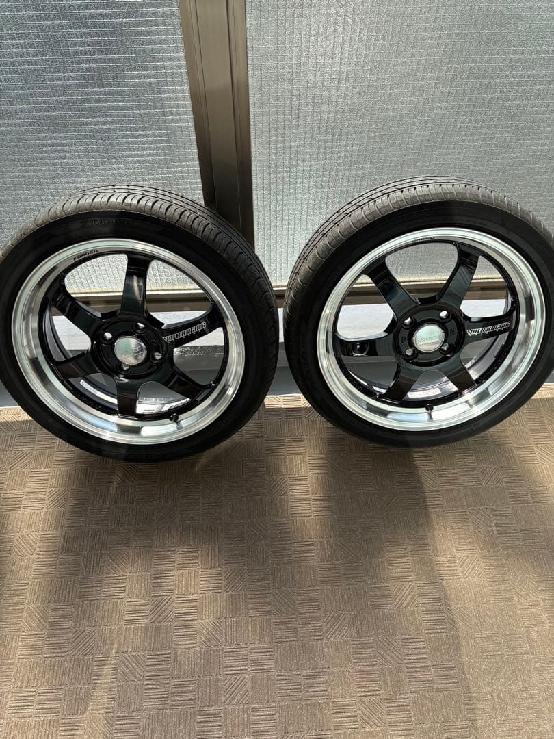 ボルクレーシングTE37 KCRホイールタイヤ 鍛造 16インチ 軽自動車