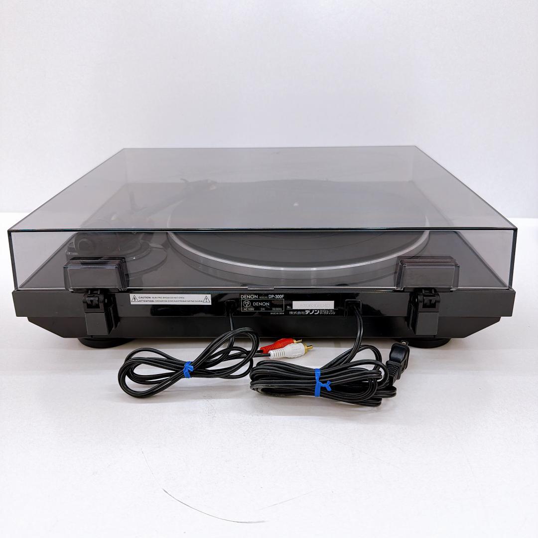 【美品】DENON レコードプレーヤー DP-300F　デノン