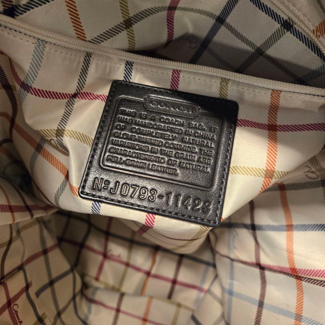 COACH オールド コーチ　ダッフル　ショルダーバッグ　バケツ型　レザー　黒