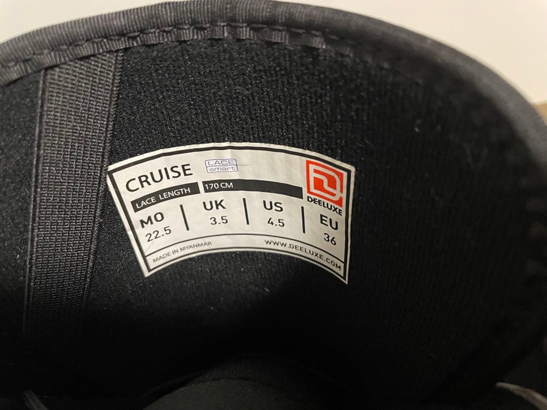 展示未使用品◇DEELUXE ディーラックス◇CRUISE スノーボードブーツ