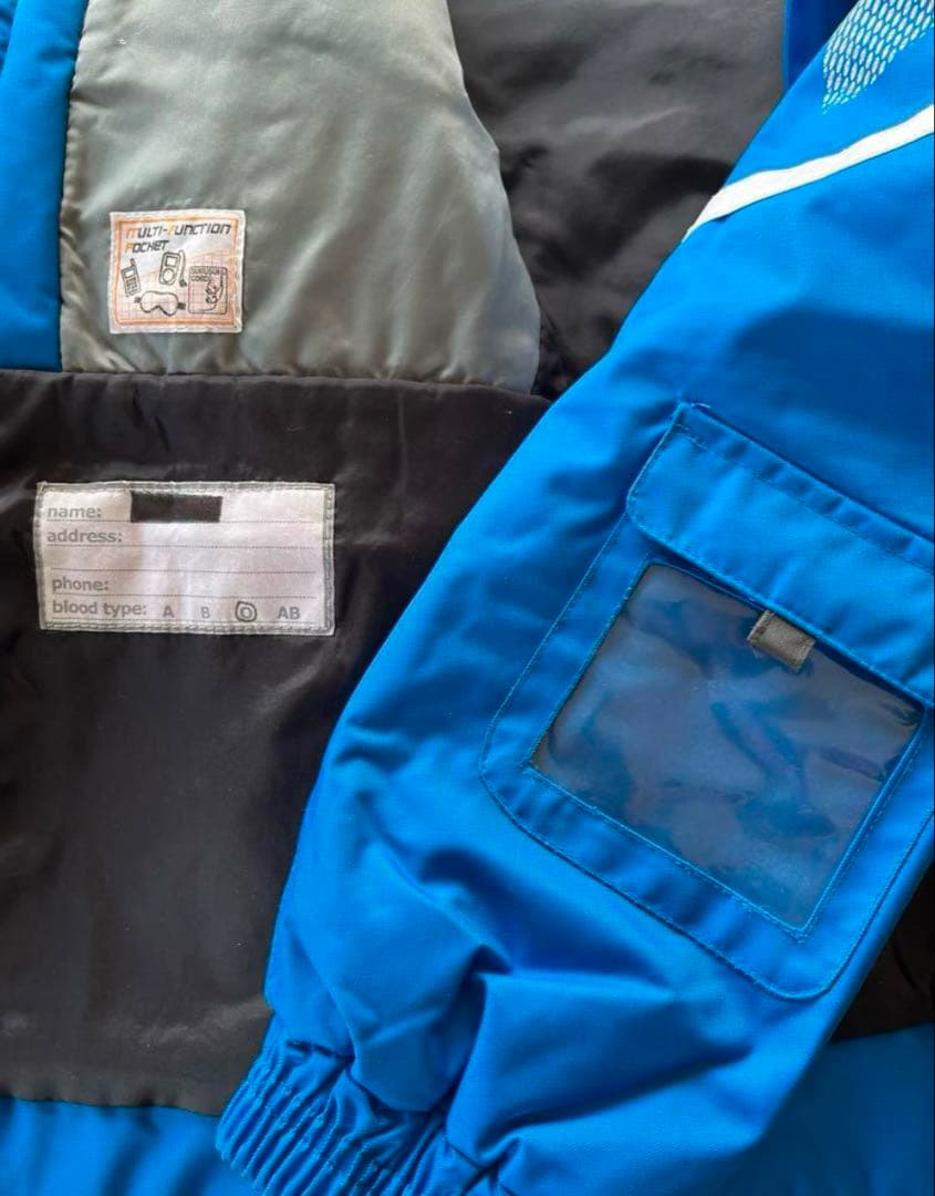 phenix スキーウェア　ブルー　青 キッズ　ジュニア　140 150