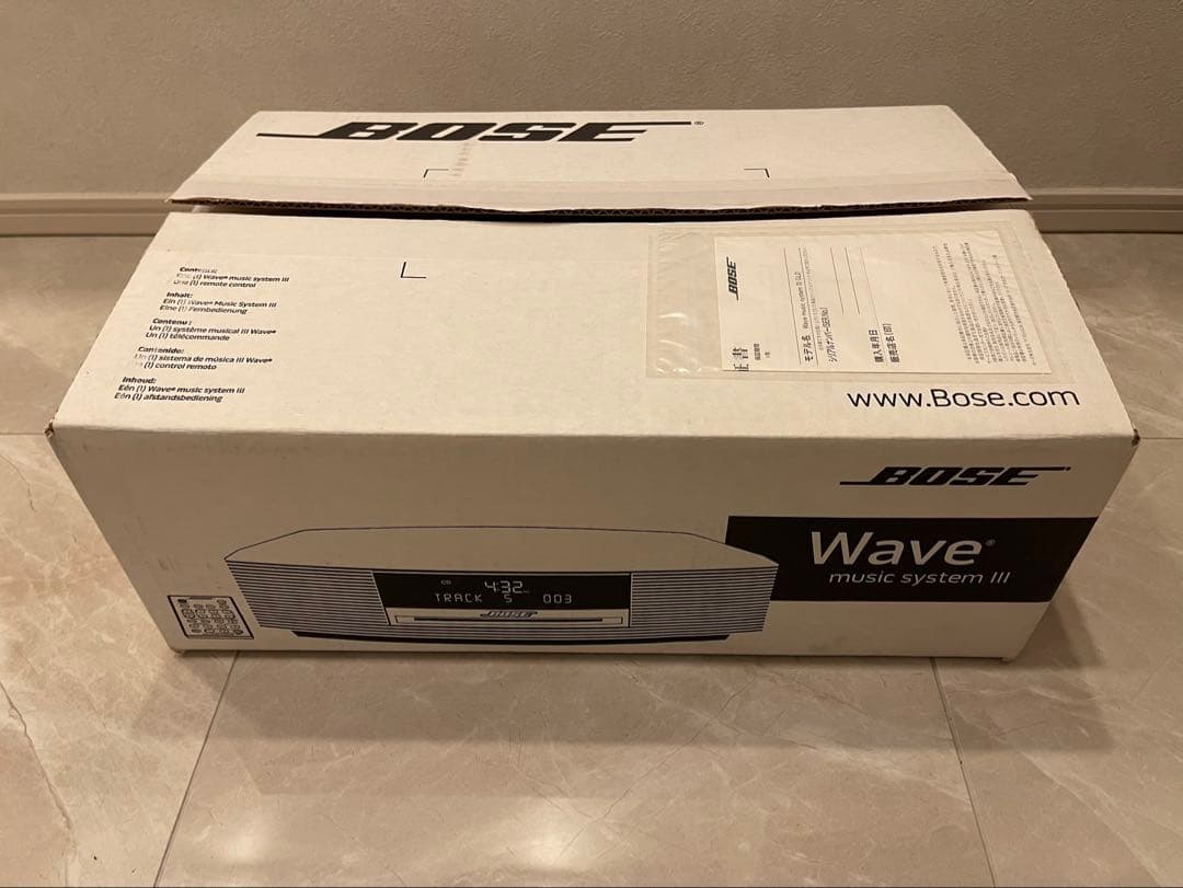 ラジオ・コンポ Bose Wave music system III WMS III GLD