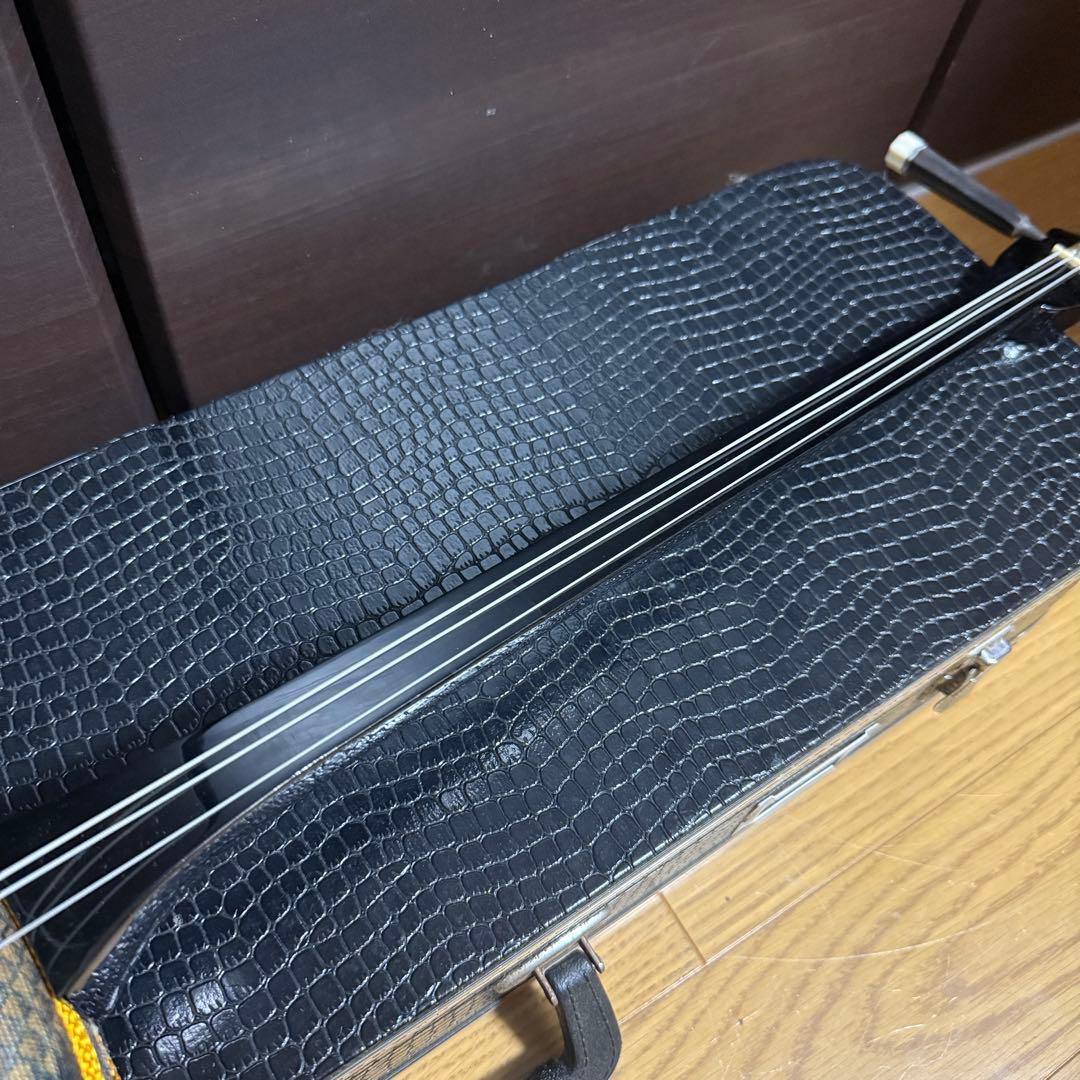 三線 沖縄 人工皮張り ハードケース付き 和楽器 民謡楽器 沖縄三線 沖縄民謡