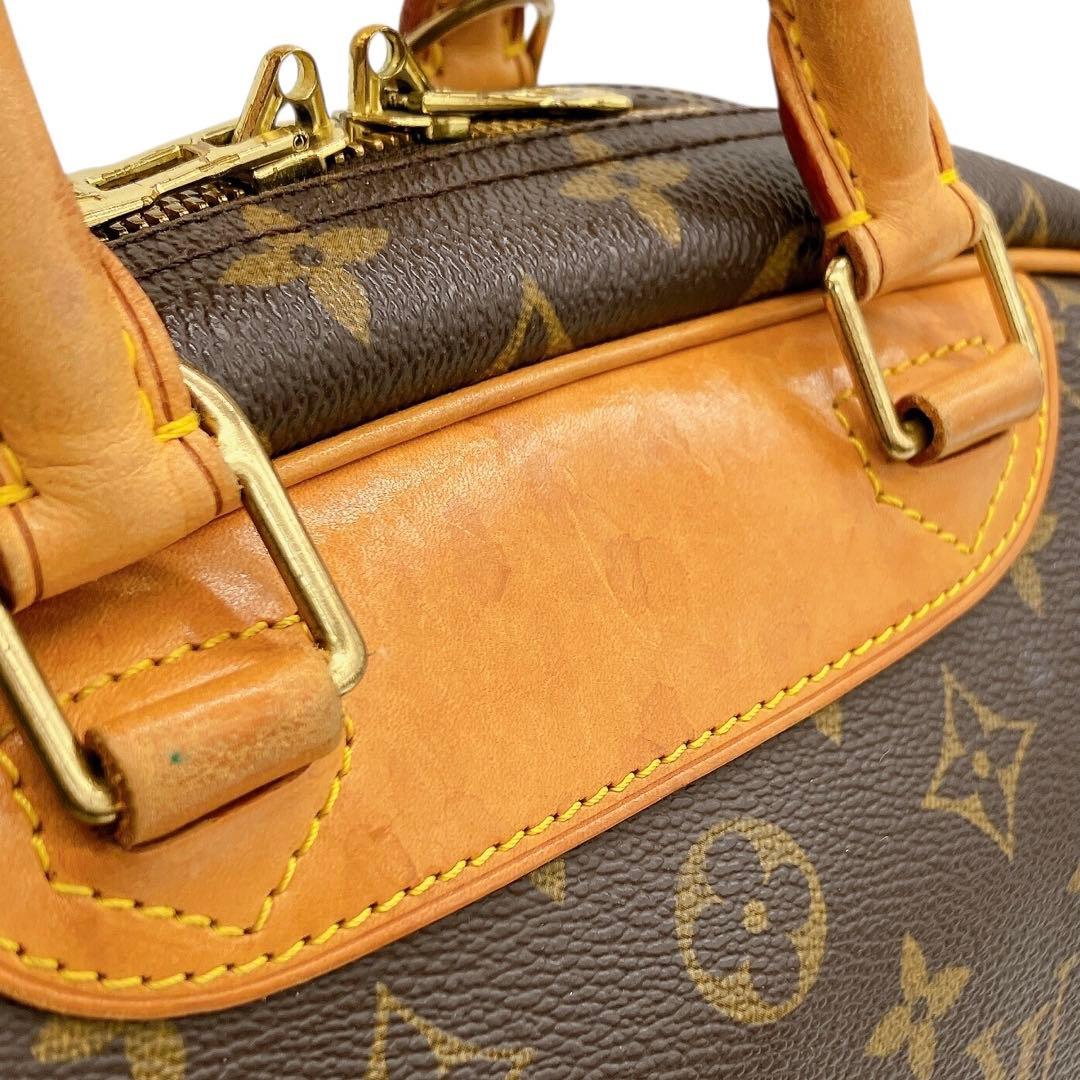 【LOUIS VUITTON】トゥルーヴィル　モノグラム　ハンドバッグ　PVC
