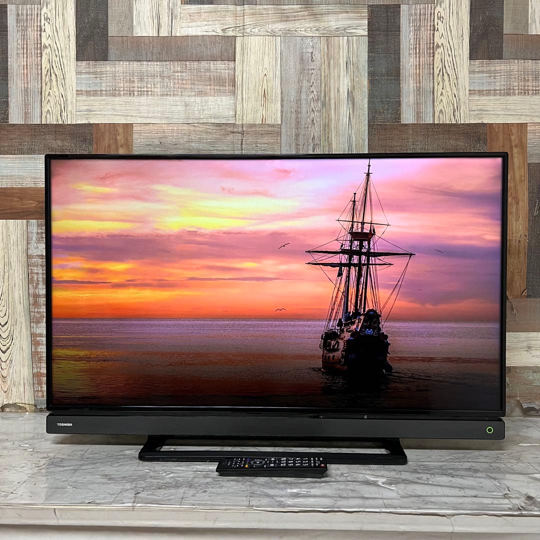 即日受渡❣️全国送料込東芝 40V型 液晶テレビREGZAゲームモード外付HDD