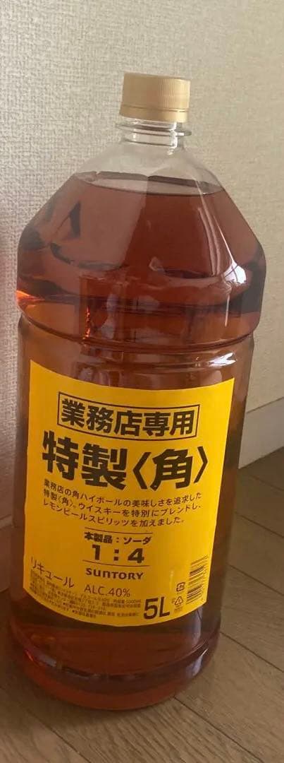 サントリー特製ウイスキー 5L アルコール40%