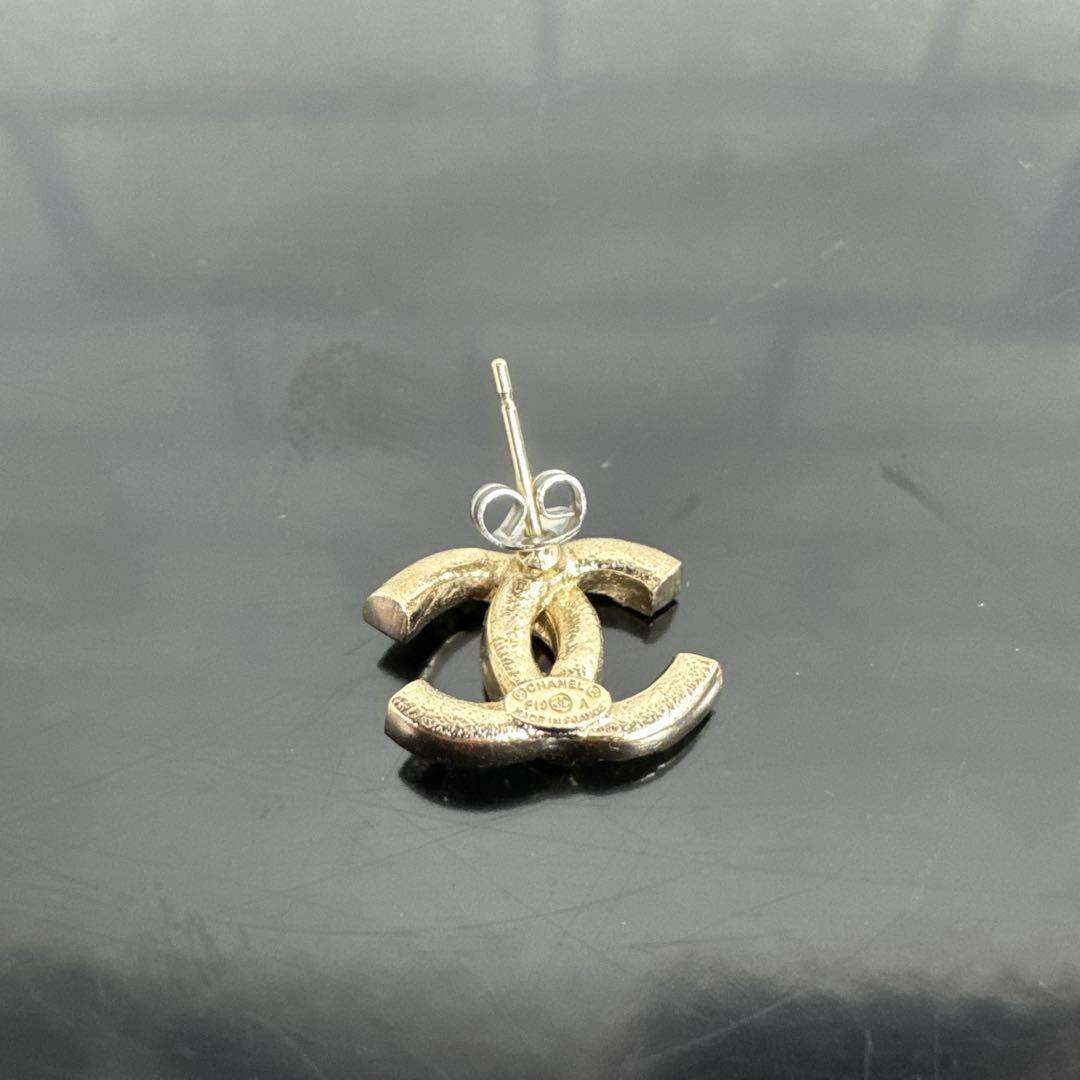 CHANEL シャネル ココマーク ラインストーン ピアス 片耳用 F19 A
