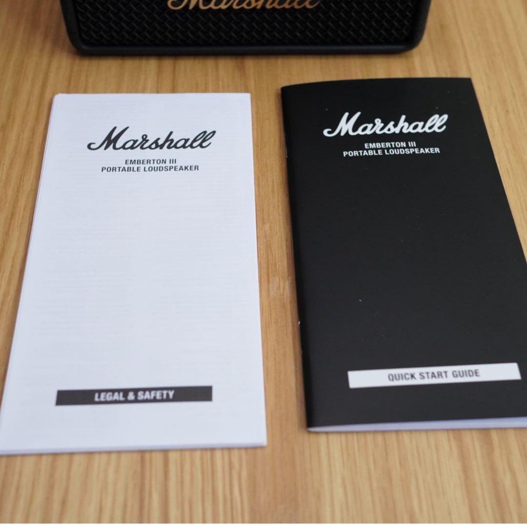 Marshall マーシャル EMBERTON III Black Brass