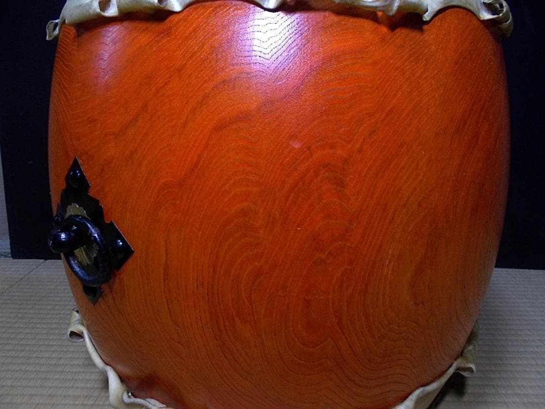 御宮製造 岡田屋布施 和太鼓 長胴太鼓 和楽器 打楽器 宮太鼓 お祭り 送料込み