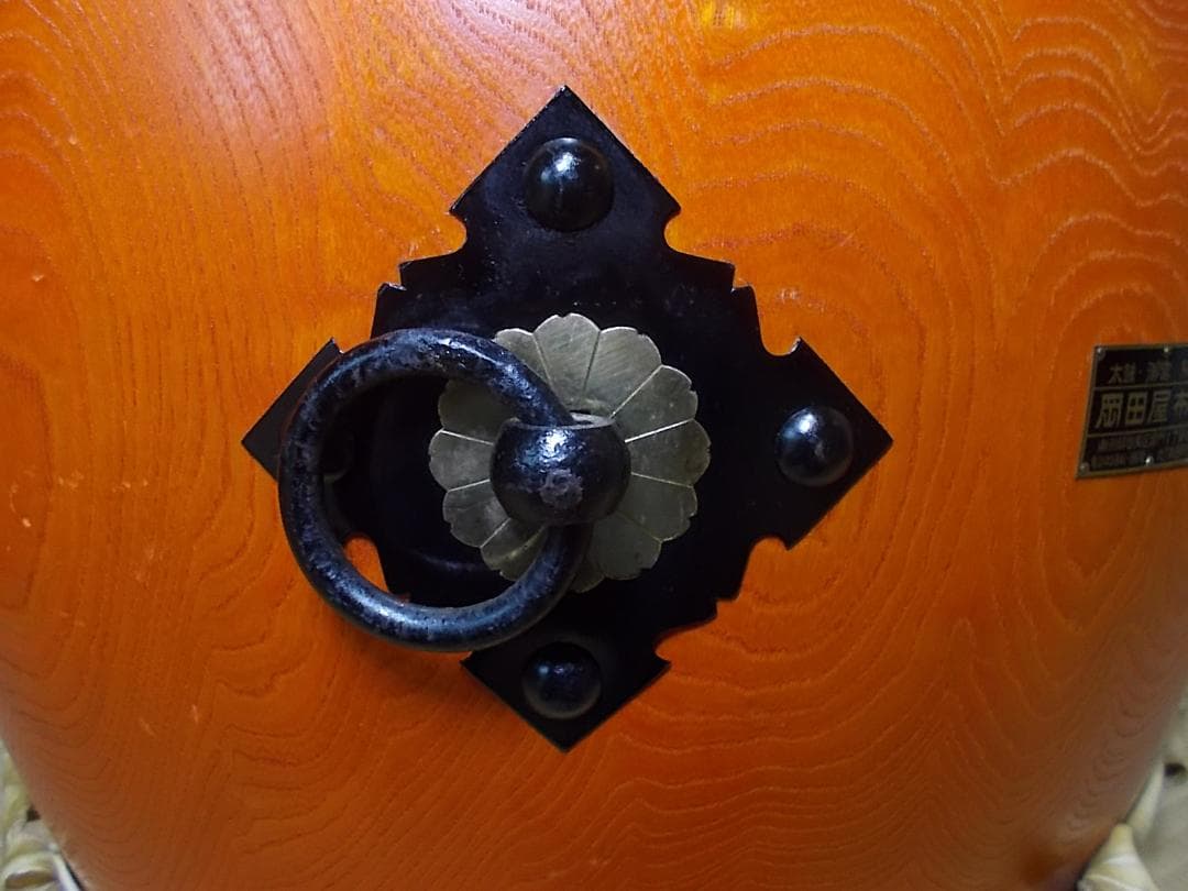 御宮製造 岡田屋布施 和太鼓 長胴太鼓 和楽器 打楽器 宮太鼓 お祭り 送料込み