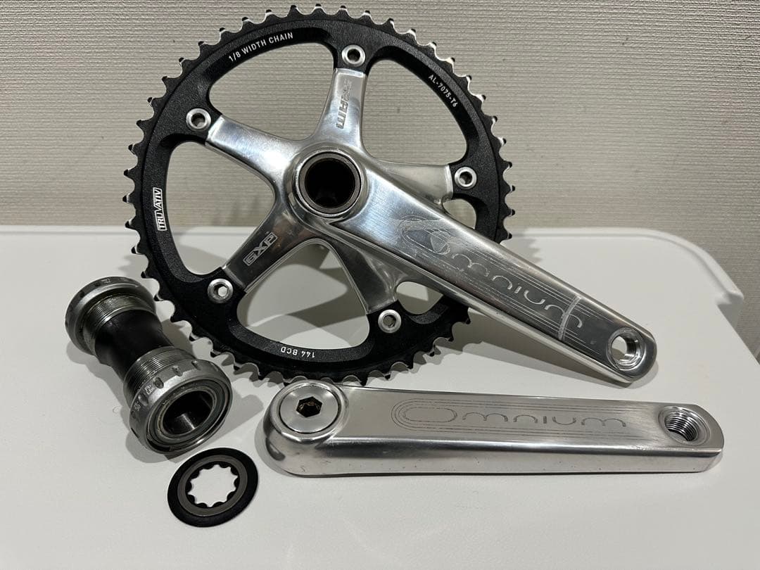 SRAM Omnium シルバー　165mm 廃盤品