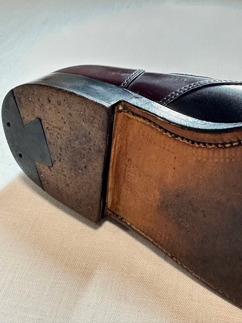 【美品良靴】ALDEN CORDVAN BURGUNDY UTIP 7D2210