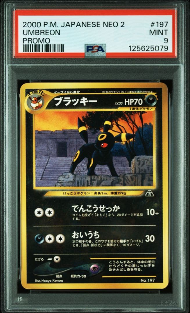 【PSA9】ブラッキー プレミアムファイル2 PROMO