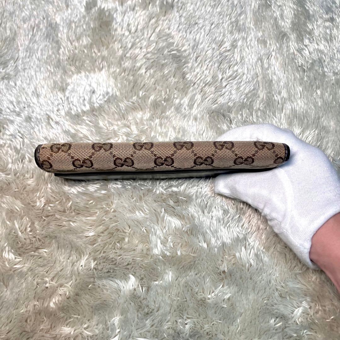 美品✨GUCCI ラブリーハート GG GGスプリーム キャンバス 長財布