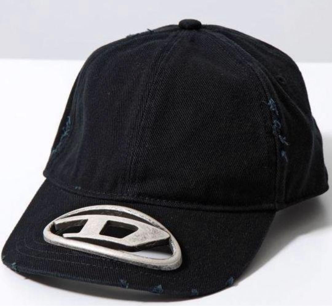 DIESEL C-Beast-A1 ロゴキャップ ブラック メタルD 新作