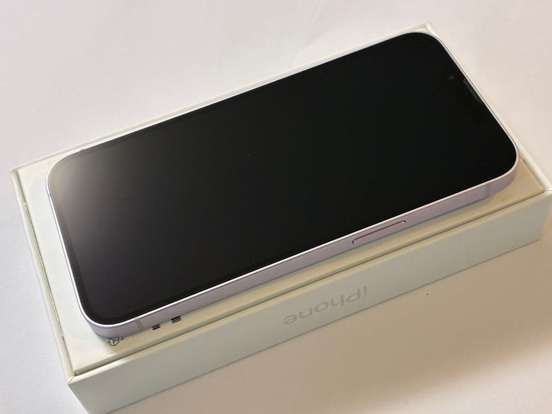 ★iPhone14 ￼128GB SIMフリー 美品 パープル★