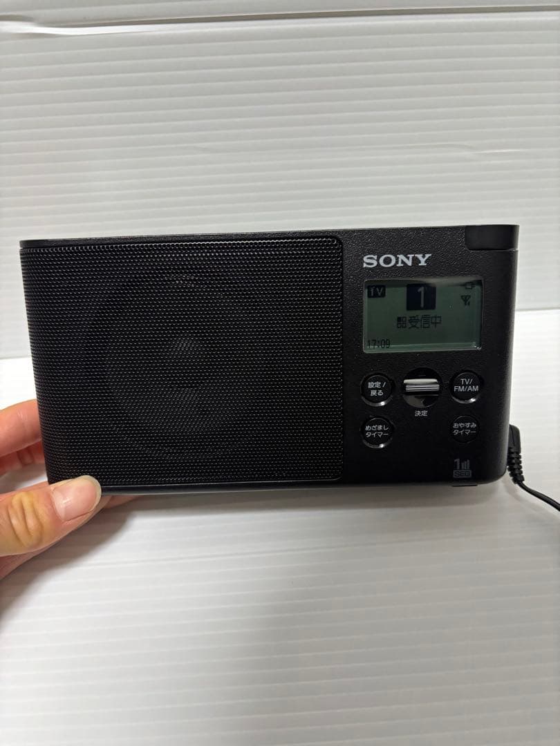 SONY XDR-56TV (black) AM/FM/TV ※アンテナ折れあり