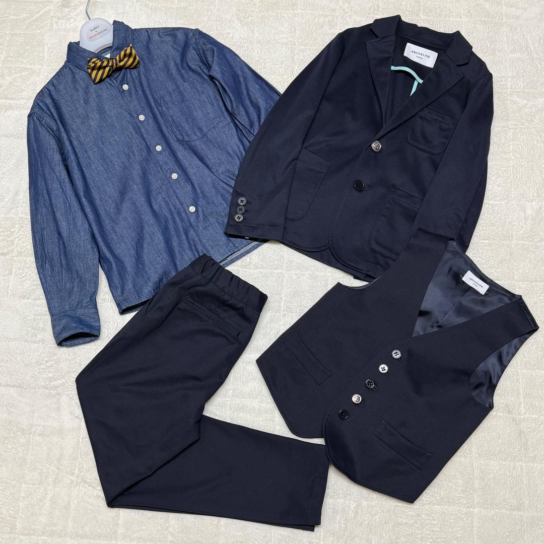 アーチアンドライン　卒園入学式スリーピースフォーマルセット　120 【匿名配送】