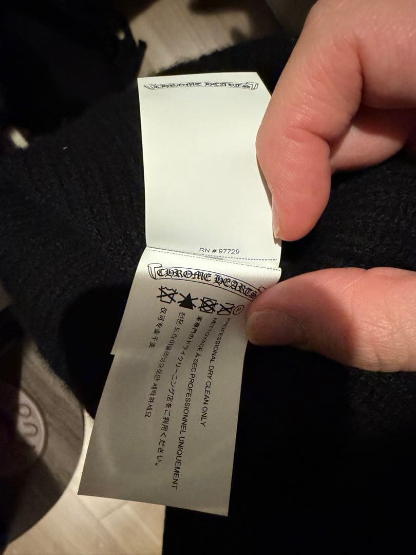 レアChromeHearts BIG DADDY CASHMERE BEANIE