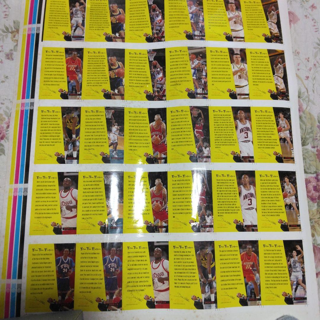 NBAレアカード　シャキールオニール　加工前の超レアカードシート　オマケ付き