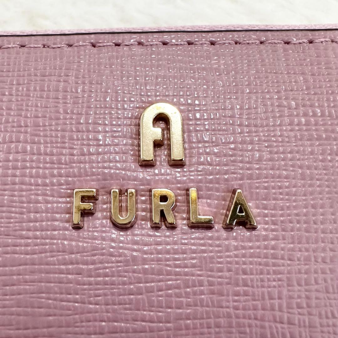 未使用級✨FURLA ラウンドファスナー 長財布 ウォレット カメリア 現行品