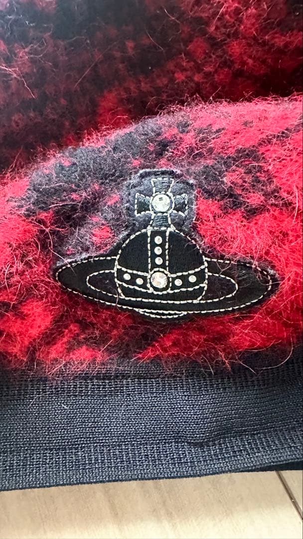 Vivienne Westwood 赤黒チェックベレー帽