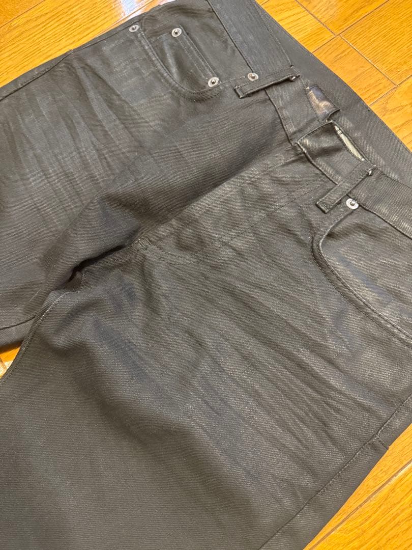 Dior homme エディ期 コーティング デニム　ブラック