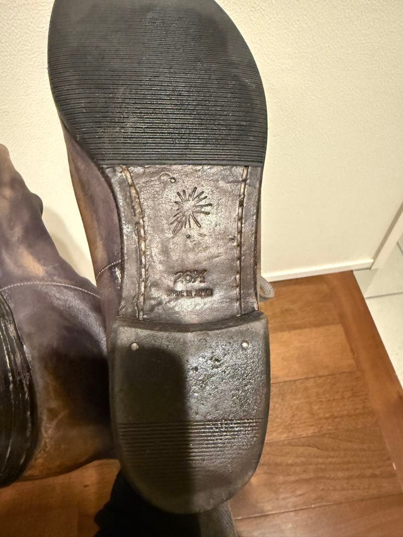 MIHARA YASUHIRO ミハラヤスヒロ ダークブラウン レザー ブーツ