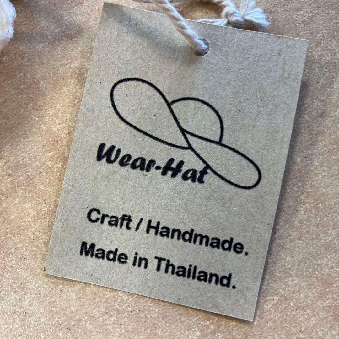 Wear-Hat 花柄刺繍 バケットハット