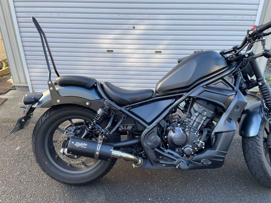 Rebel 250 シーシーバー　ショート ブラック