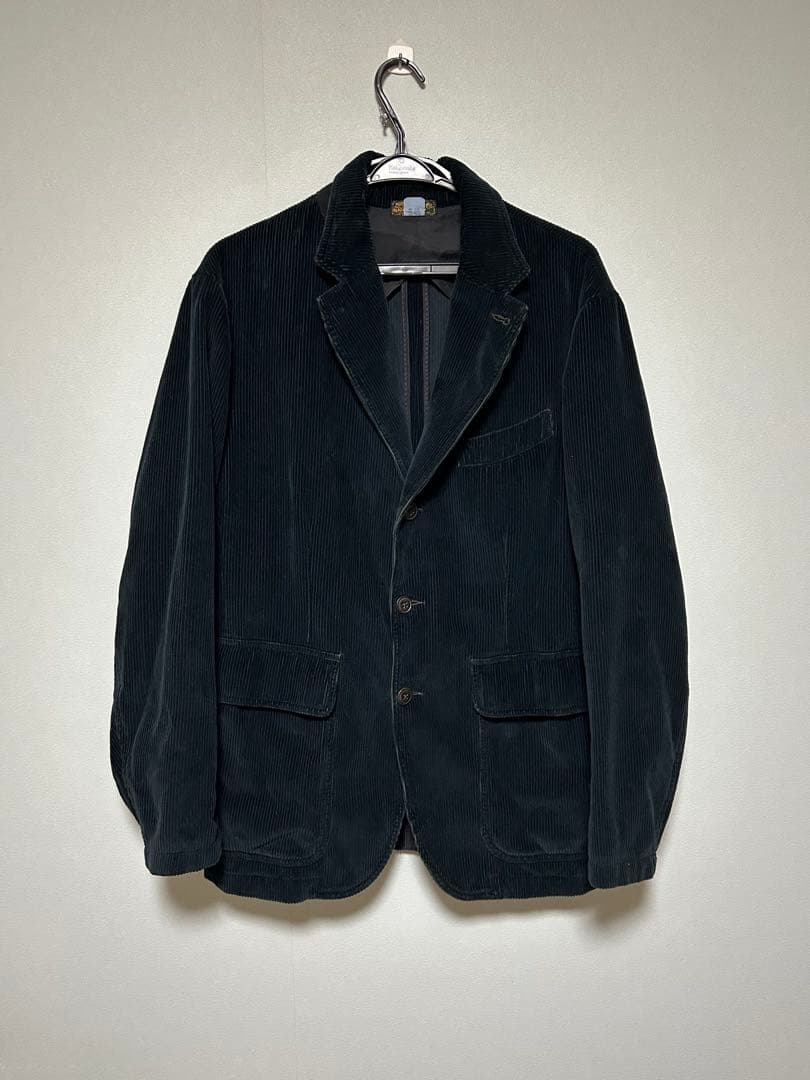 【美品】RRL ダブルアールエル コーデュロイ テーラード ジャケット 黒 M