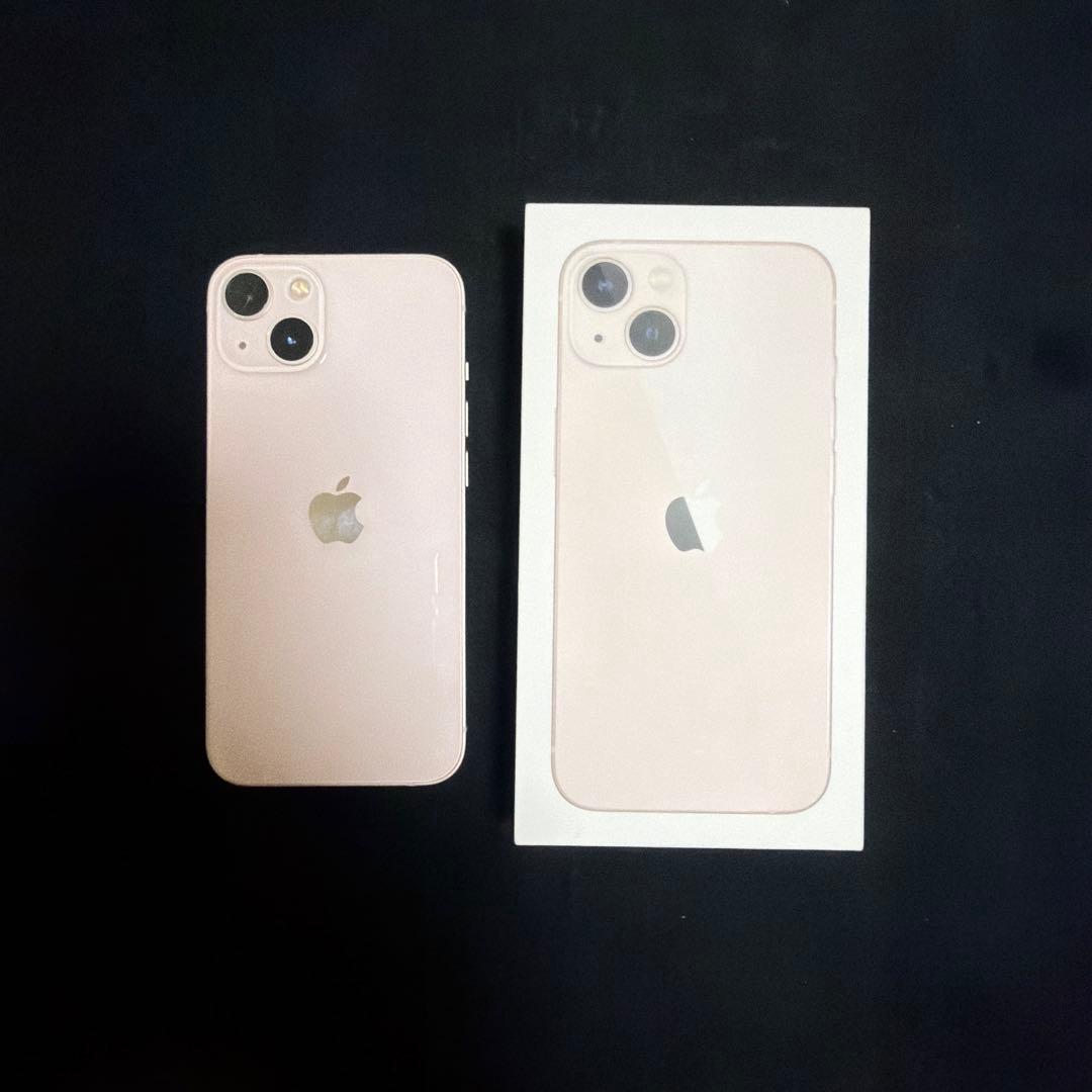 Apple iPhone 13 ピンク 本体　ケース付き