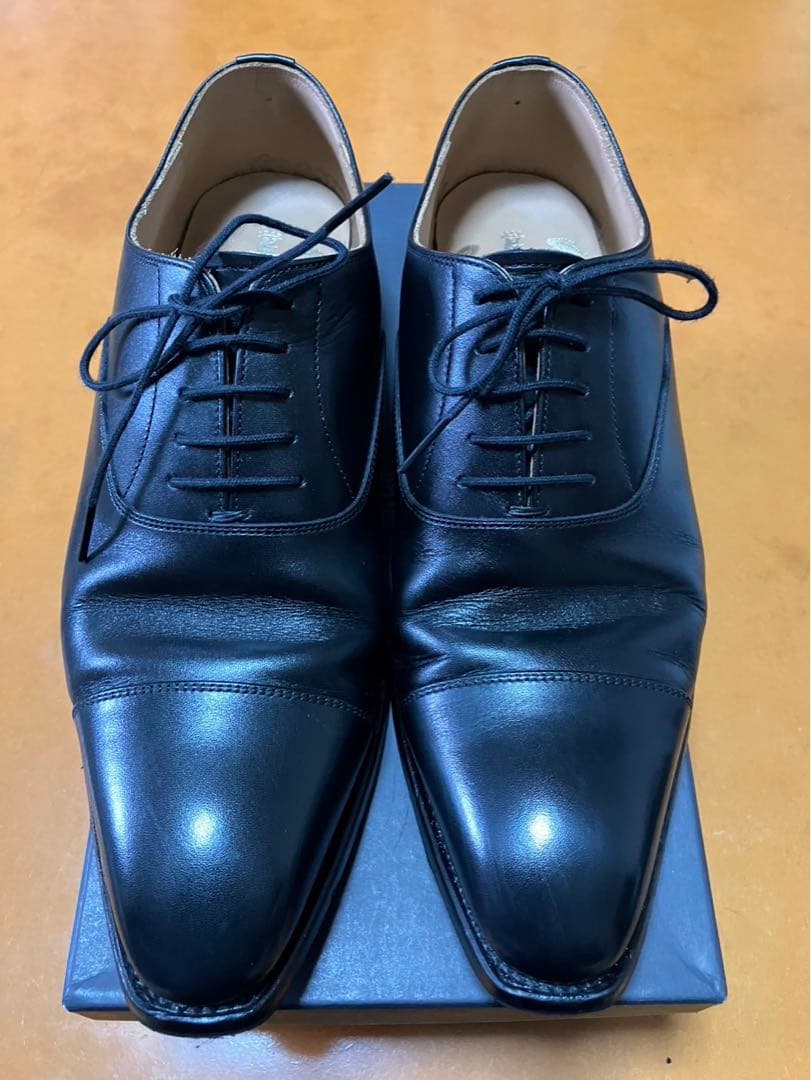 スコッチグレイン　ストレートチップ　F0486BL（E）　24.5cm