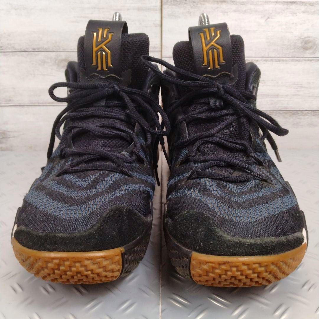 メンズ☆ナイキ　カイリー4　EP　スニーカー　27cmブラック＆ゴールド　バスケ
