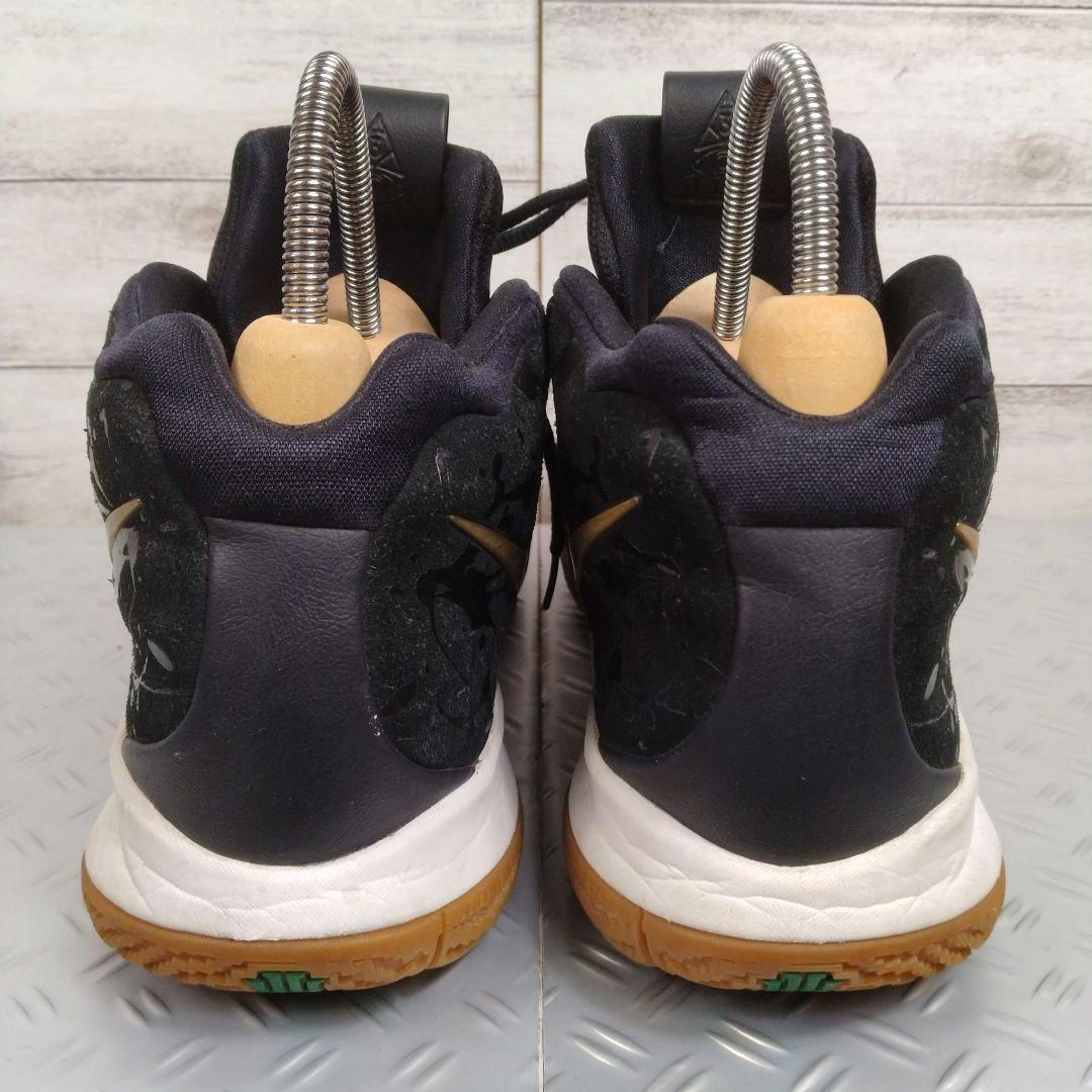 メンズ☆ナイキ　カイリー4　EP　スニーカー　27cmブラック＆ゴールド　バスケ