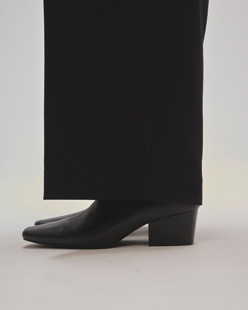 TODAYFUL トゥデイフル Squaretoe Leather Sabot