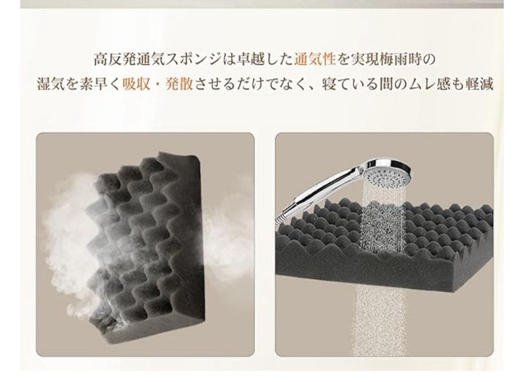 折りたたみマットレス セミダブル高反発 厚さ8cm 120x195 グレー