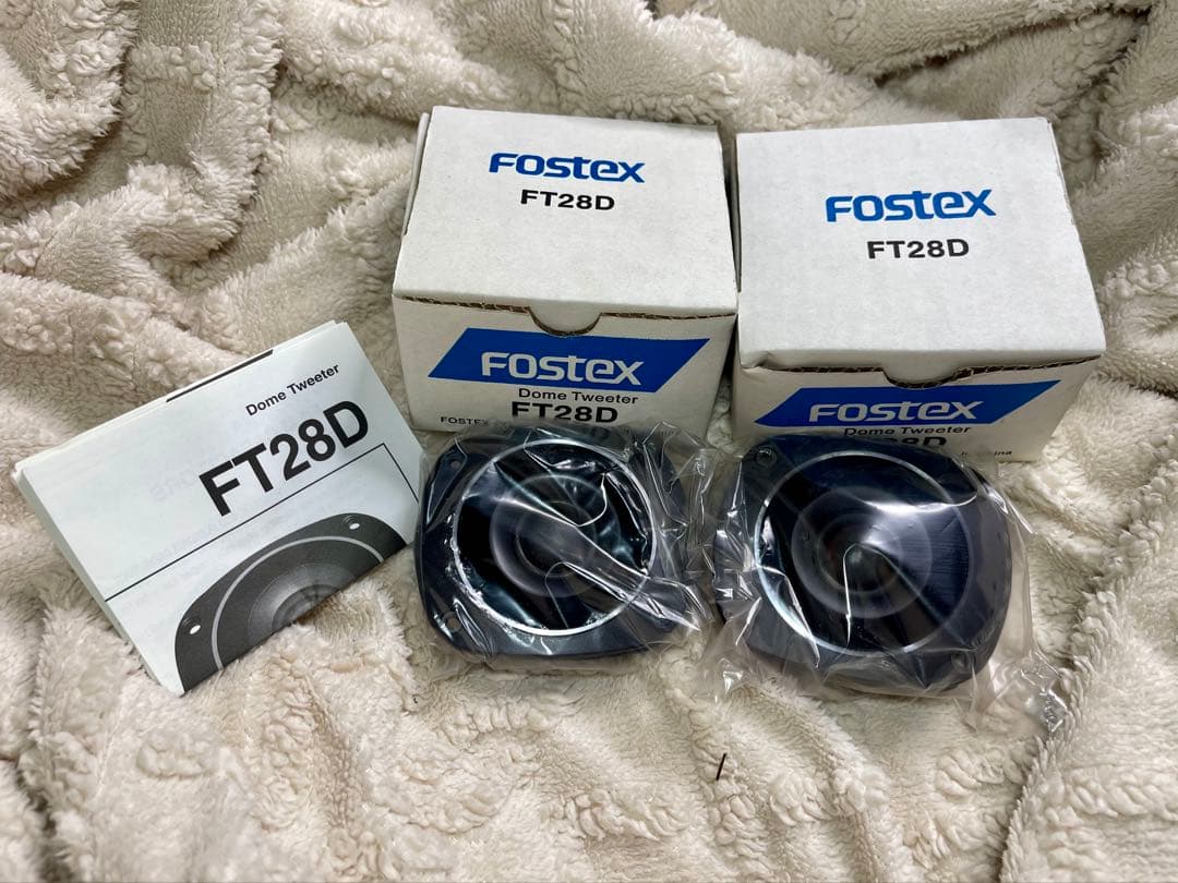 Fostex FT28D ドームツイーター 2個セット新品