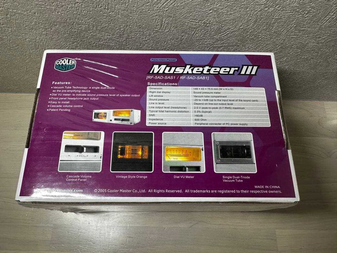 希少【未開封】Musketeer 3 RF-5AD-SAS1 真空管アンプ