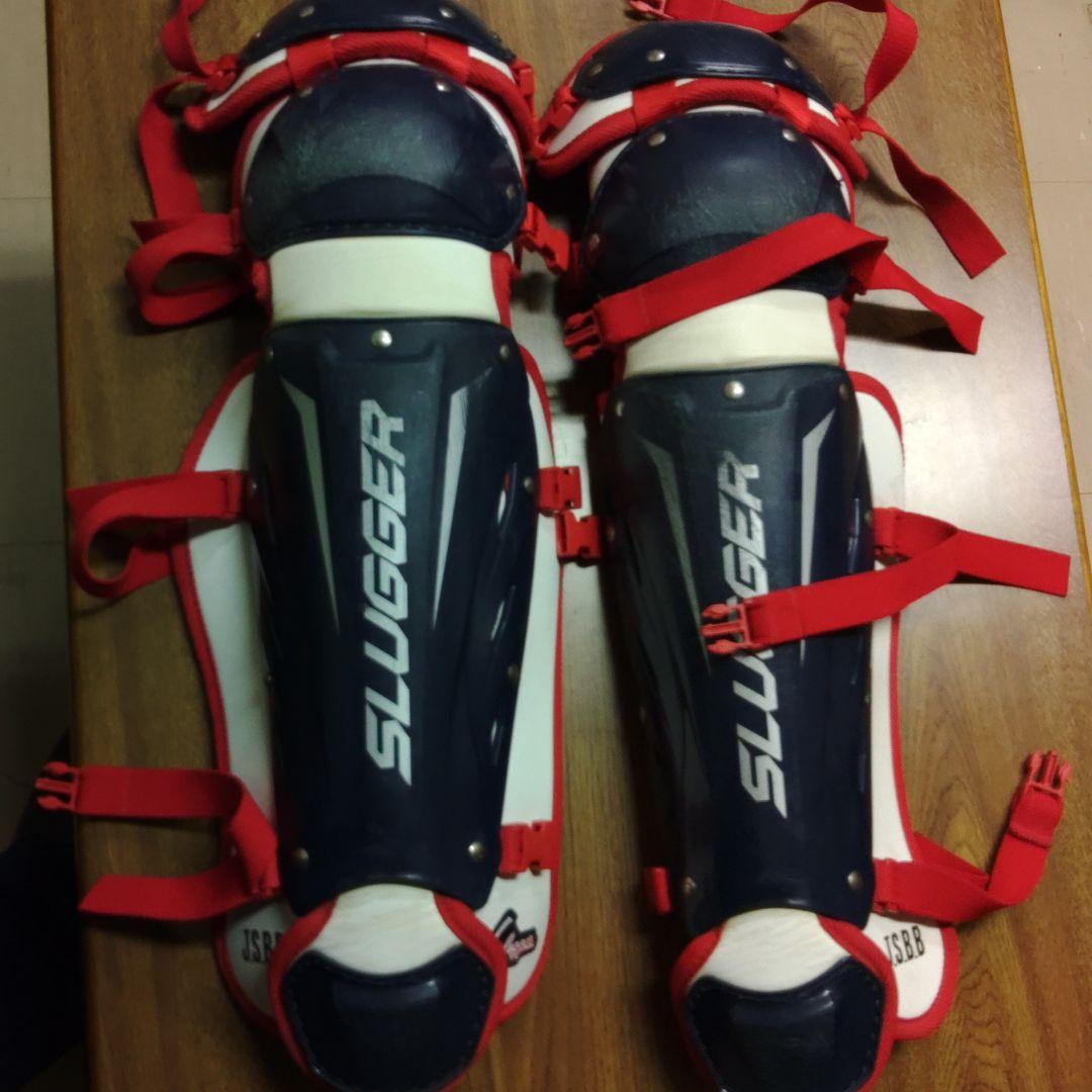 SLUGGER キャッチャー用プロテクターレガース マスク　セット
