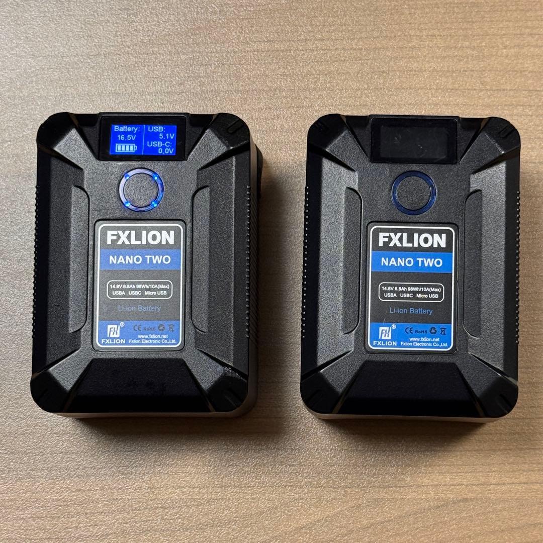 FXLION NANO TWO Vマウントバッテリーセット