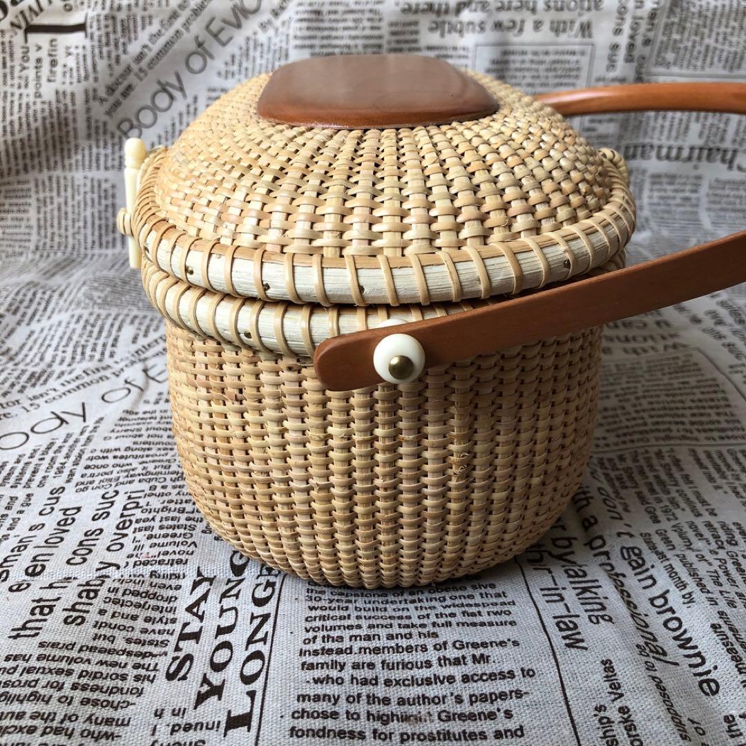 ハンドメイド ピクニックバスケット