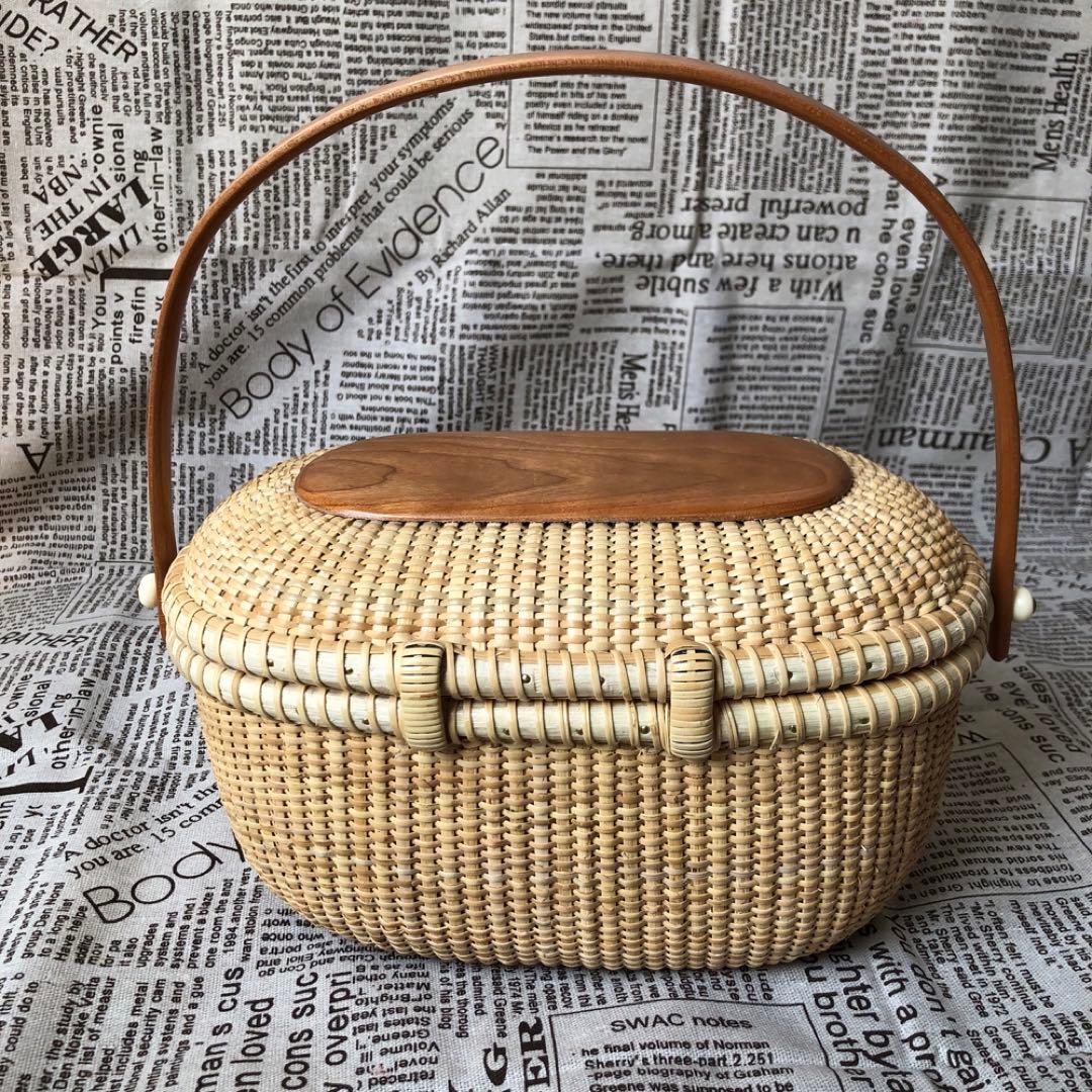 ハンドメイド ピクニックバスケット