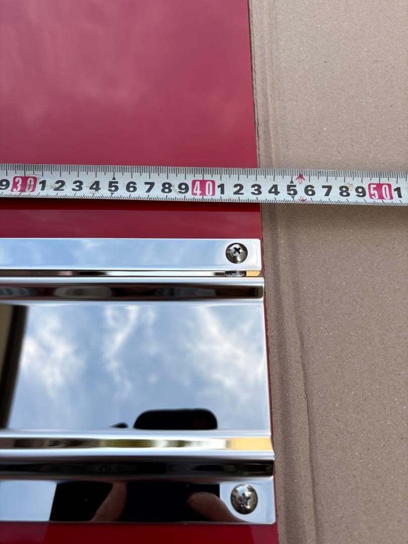 テツ　泥除け　赤　鏡面