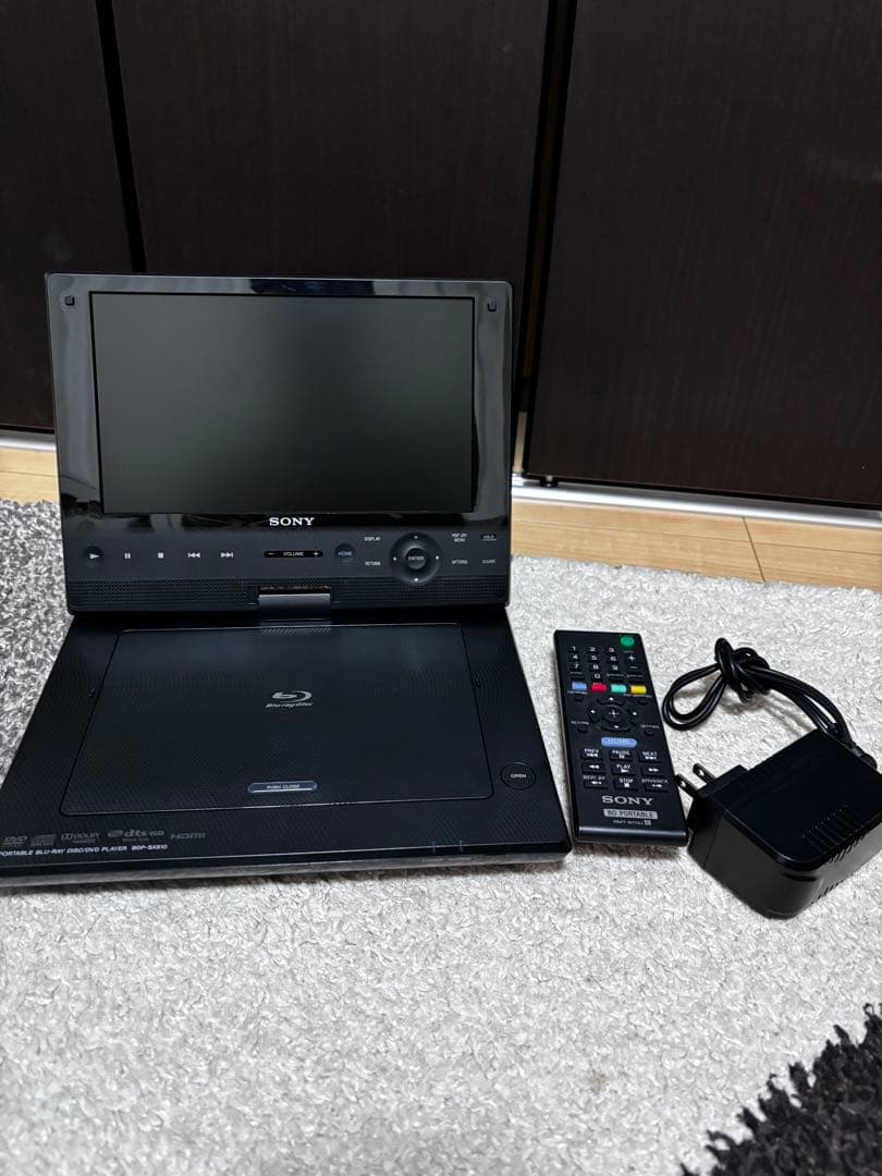 SONY BDP-SX910 9インチ ポータブル　ブルーレイプレーヤー