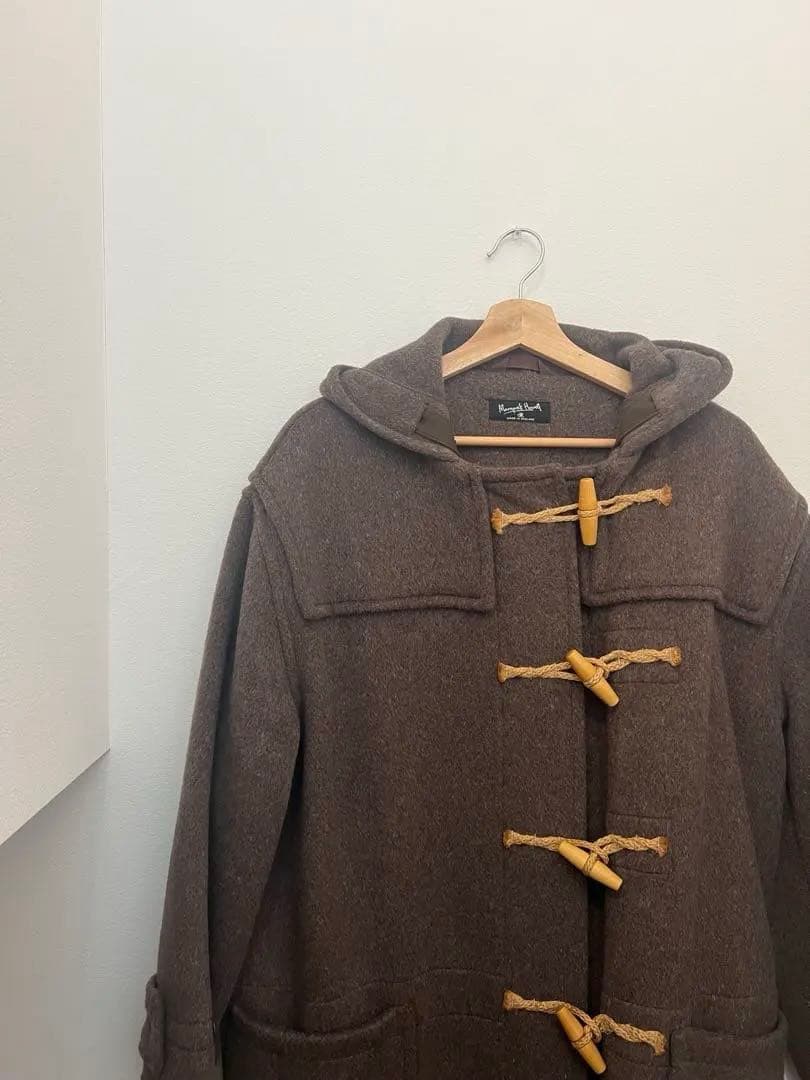 【MARGARET HOWELL】ウール ダッフルコートブラウン 大人カジュアル